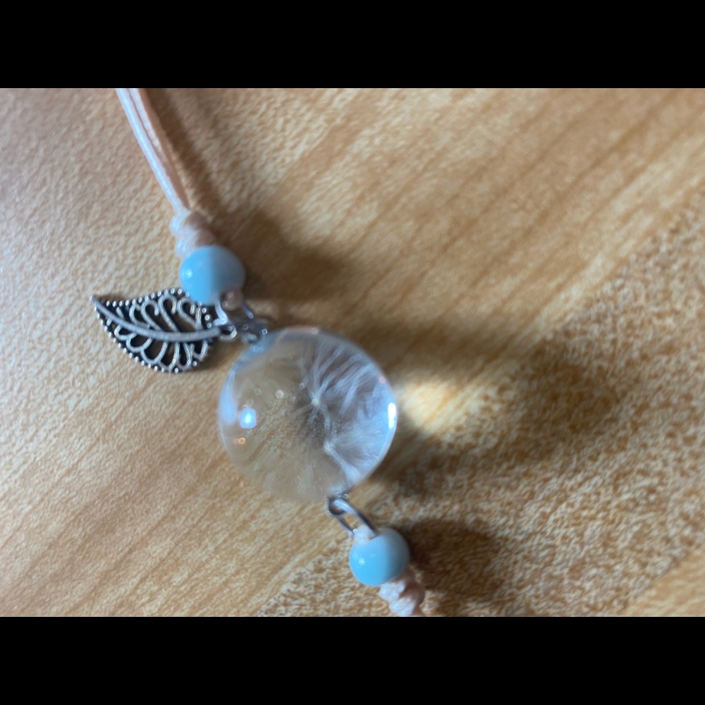 Wish feather bracelet
